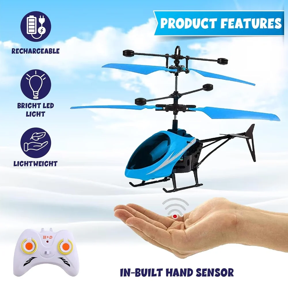 Remote Control Flying Helicopter Toy - Image 4